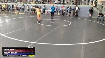 108 lbs Cons. Round 2 - Chase Nicolai, Bethel Freestyle Wrestling Club vs Keelan O`Mary, Arctic Warriors Wrestling Club