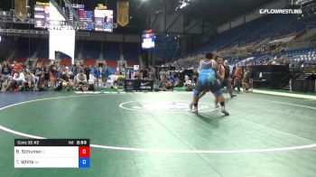 285 lbs Cons 32 #2 - Brady Schumer, Illinois vs Tyler White, Georgia