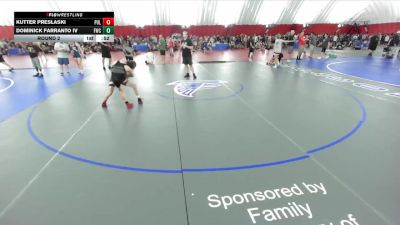 105-105 lbs Round 2 - Dominick Farranto Iv, FZ Wrestling Club vs Kutter Preslaski, Pulaski