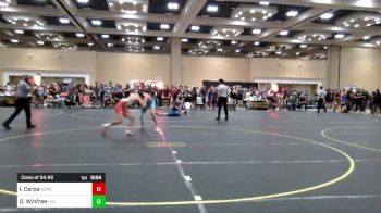 150 lbs Consi Of 64 #2 - Ivan Cerpa, Sonora HS vs Derrick Winfree, Hill Country Wildcats