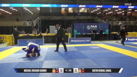 Justin Kendall Bakal vs Michael Richard Kanner 2025 Pan Jiu Jitsu IBJJF Championship