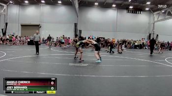 144 lbs Semis (4 Team) - Angelo Chierico, Ranger WC vs Joey Bernardi, South Side WC Blue