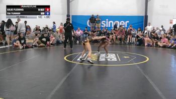 35 lbs Rr Rnd 4 - Julie Fleming, PA West Black - W vs Tia Turner, Ohio Goons - W