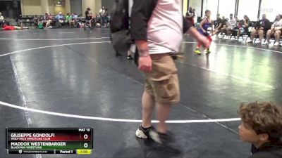 80 lbs Cons. Round 3 - Maddox Westenbarger, Blackman Wrestling vs Giuseppe Gondolfi, Wolf Pack Wrestling Club