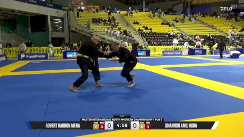 Shannon Amil Horn vs Robert Barron Mena 2026 Master International IBJJF Jiu-Jitsu North American Championship