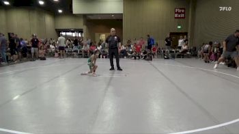 55 lbs Round 2 (8 Team) - Adeline Byrne, North DeSoto Blue WA vs Christian Toungette, Williamson County WC