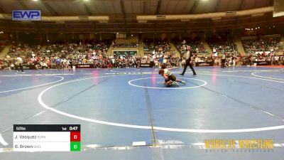 52 lbs Round Of 64 - Joaquin Vasquez, Duran Elite vs Bowen Brown, Shelton Wrestling Academy