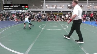 76 lbs Round 3 - Everett Abdel-Misih, Barn Brothers WC vs Styles Riehle, Brawler Elite