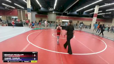 77 lbs Quarterfinal - Brantley Mccollum, Texas Wrestling Academy vs Zabdiel Charles, Spring Klein Wrestling Club