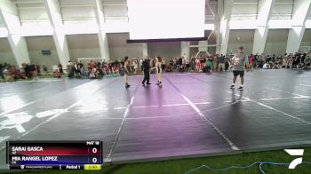 118 lbs Quarterfinal - Sarai Gasca, AZ vs Mia Rangel Lopez, CA