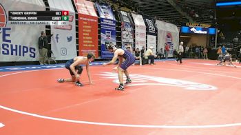 150 Class 3 lbs Cons. Round 1 - Brody Griffin, Holt vs Kendahl Davis, Kearney