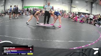 118 lbs Finals (2 Team) - Sarah Walsh, RPA vs Brooke French, Level Up