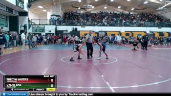 95 lbs Cons. Round 3 - Trecyn Waters, Sage Valley vs Cylar Bail, Middleton