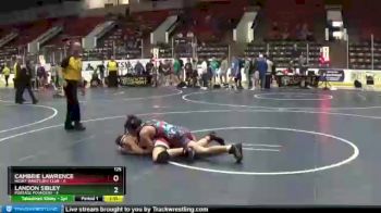 125 lbs Round 3 (6 Team) - Landon Sibley, Portage Pounders vs Cambrie Lawrence, Husky Wrestling Club