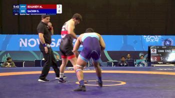 92 kg 1/4 Final - Mukhamed Khaniev, UWW vs Sachin Sachin, India
