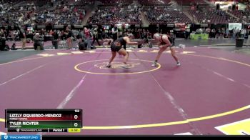 152 lbs Cons. Round 7 - Tyler Richter, Wasatch vs Lizzly Izquierdo-Mendoza, Forest Grove