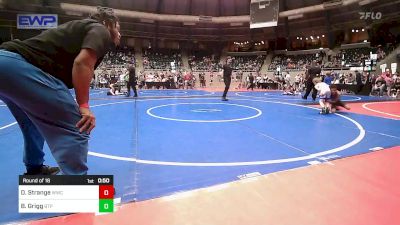 61 lbs Round Of 16 - Demitri Strange, Woodland Wrestling Club vs Bryson Grigg, Tulsa Blue T Panthers