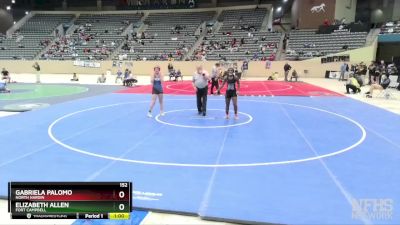 152 lbs Cons. Round 3 - Gabriela Palomo, North Hardin vs Elizabeth Allen, Fort Campbell