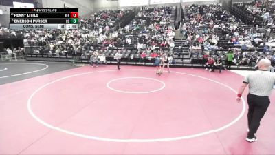 6A 110 lbs Cons. Semi - Emerson Purser, Corner Canyon vs Penny Little, Herriman