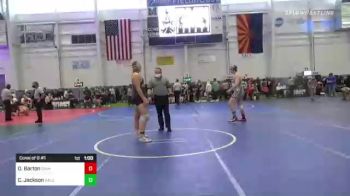 220 lbs Consi Of 8 #1 - Owen Barton, Diamondville WC vs Cole Jackson, Salem Elite