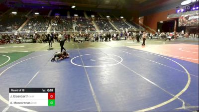 66 lbs Round Of 16 - Judson Eisenbarth, Casper WC vs Adeline Mascarenas, Windsor WC