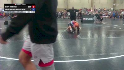 120 lbs Quarterfinal - Gary Mendez, Youth Impact Center Wrestling Club vs Jarold Cristian Cervantes Beune, Lake Gibson