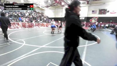 145 lbs Cons. Round 2 - Kaitlyn Flores, Katella vs Valeria Rodriguez, Western