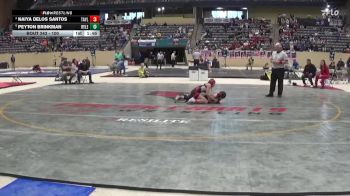 100 lbs Semifinal - PEYTON BRINKMAN, Ryle vs Naiya Delos Santos, Taylor County