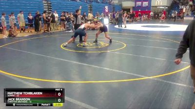 215 lbs Semis (4 Team) - Jack Branson, Christian Brothers vs Matthew Tchiblakien, Summit