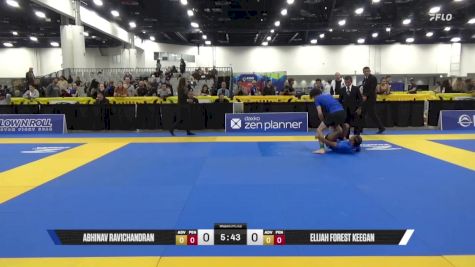 Elijah Forest Keegan vs Abhinav Ravichandran 2025 World IBJJF Jiu-Jitsu No-Gi Championship