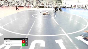 65 lbs Rr Rnd 2 - Samuel Rioux, Indiana Outlaws Red vs Billy Tracey, PA Alliance Red