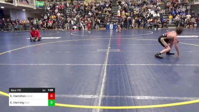 114 lbs R-32 - Ethan Hamilton, Homewood Flossmoor-IL vs Eli Herring, Bishop McCort