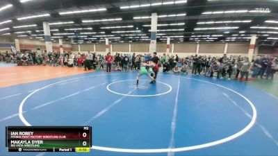 119-124 lbs Round 3 - Ian Robey, Fitness Fight Factory Wrestling Club vs MaKayla Dyer, Rio Vista Wrestling