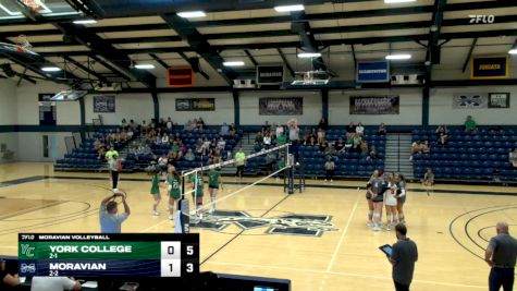 Replay: York (PA) vs Moravian | Sep 6 @ 12 PM