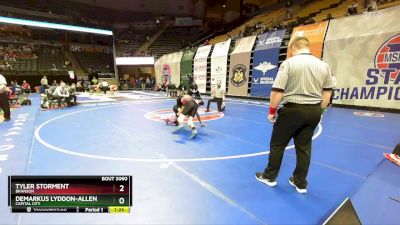 150 Class 3 lbs Champ. Round 1 - Tyler Storment, Branson vs DeMarkus Lyddon-Allen, Capital City