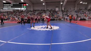 145 lbs Semifinal - Thunder Page, KS vs Jason Dube, PA
