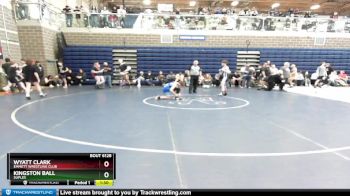 106 lbs Cons. Round 4 - Kingston Ball, Suples vs Wyatt Clark, Emmett Wrestling Club