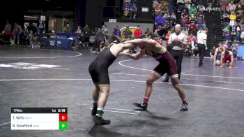 174 lbs Round Of 16 - Triston Wills, UA- Little Rock vs Brennan Swafford, Iowa