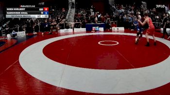 65kg 1st Place Match - Koen Hurlbert, Lakehead Wrestling Club vs Harshveer Johal, The ROC
