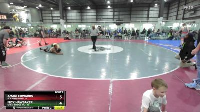 157 lbs Semis (4 Team) - Zymihr Dabbs, INVICTUS WRESTLING - GOLD vs Dominiq Bradley, HEAVY HITTING HAMMERS