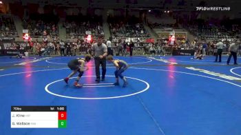 70 lbs Consolation - Jett Kline, Hbt Grapplers vs Gavin Wallace, Raw