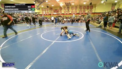 70 lbs Quarterfinal - Jasper Haff, Wagoner Takedown Club vs Sebastian Soto, Bartlesville Wrestling Club