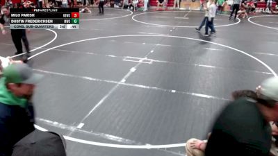 56 lbs Cons. Sub-quarters - Beau Stock, Shootbox Rigby vs Tyson Maughan, Warhawk Wrestling Club