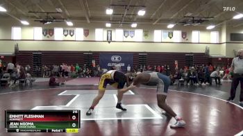 215 lbs Quarterfinal - Emmitt Fleshman, Alburnett vs Jean Ngoma, Xavier, Cedar Rapids