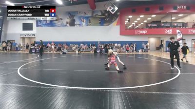 80 lbs Logan Vallalla, Pennsylvania Red vs Logan Crawford, Washington