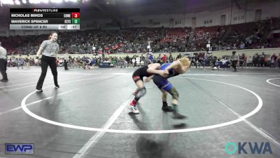 60 lbs Consi Of 8 #2 - Nicholas Mihos, Coweta Tiger Wrestling vs Maverick Spencer, Keystone Kids Wrestling Club