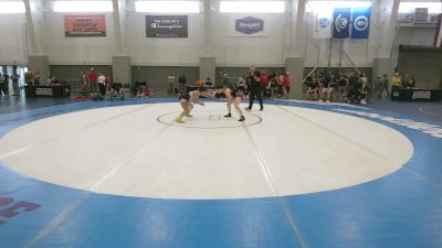 110 lbs Cons. Quarters - Brooklyn Duelfer, Avalanche vs Riley Meyer, Diamondville Wrestling Club