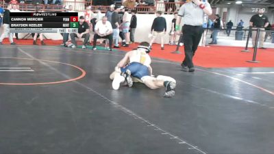 125_B lbs Round Of 16 - Cannon Mercier, Pennridge vs Brayden Keeler, Northwest