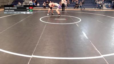 160-165 lbs Round 3 - Jaden Williams, Grand Island vs Liam O`Hara, Lincoln Southeast