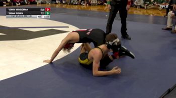 110 lbs 1st Place Match - John Winseman, St. Francis vs Sean Foley, St. Peters